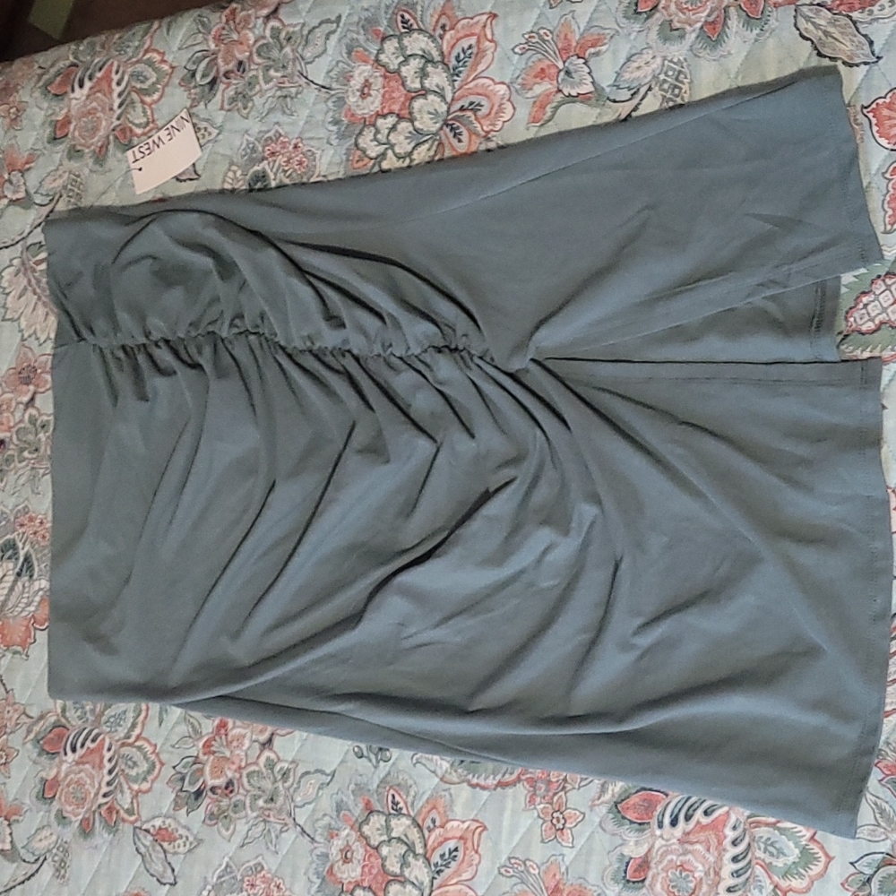 Nine West, size XL, teal skirt.